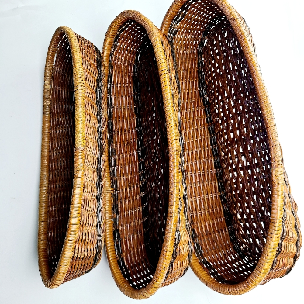 Vintage nesting baskets